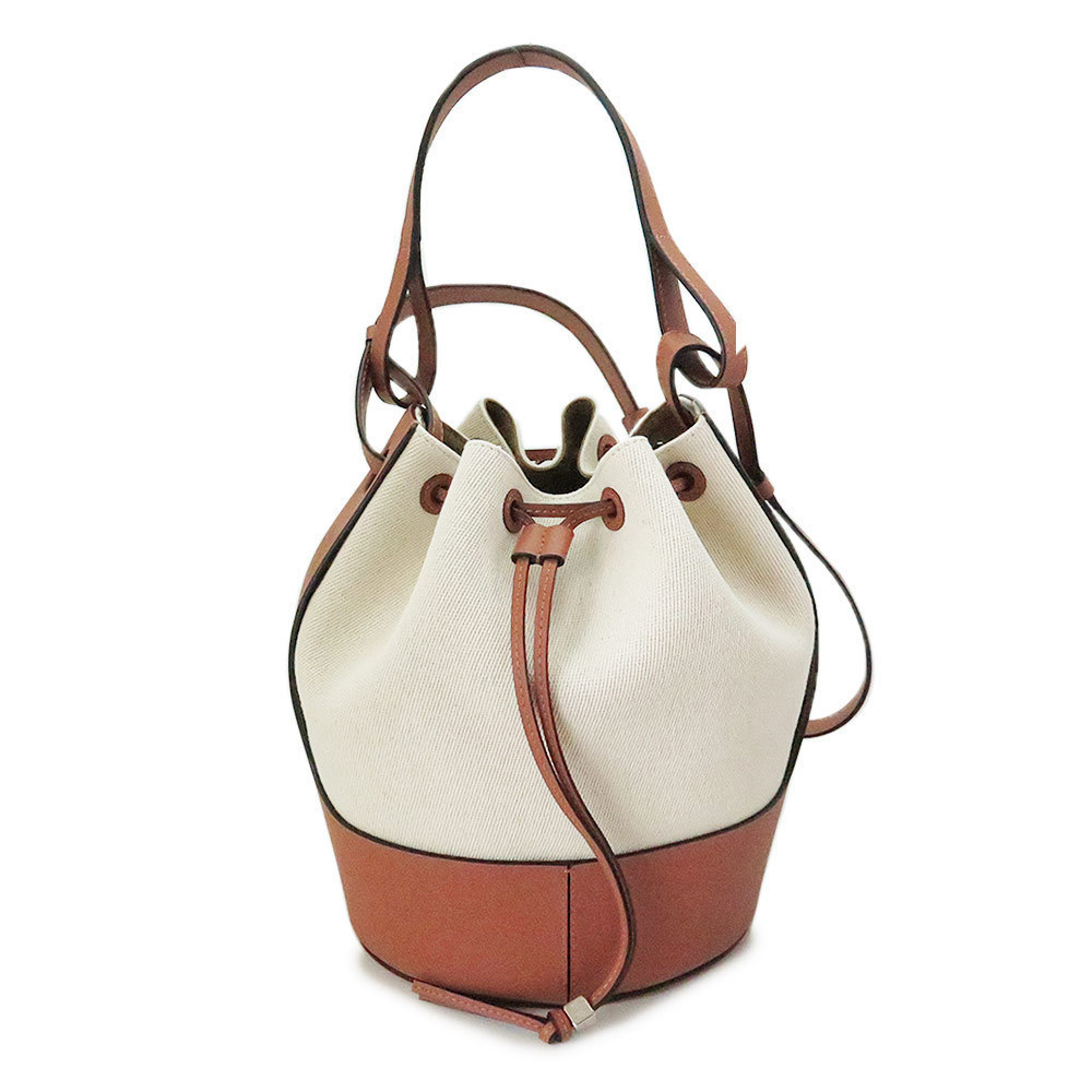 Loewe Handbag Shoulder Bag Drawstring Bag Balloon Bag Ecru/Tan